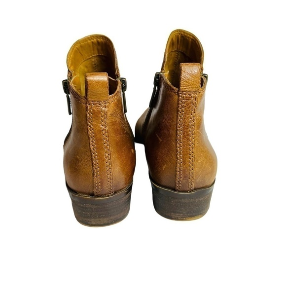 Lucky Brand Brown Leather Booty Women’s Size 7M - Picture 7 of 12